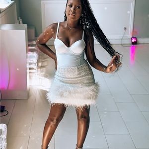 Nadine Merabi Clara Skirt